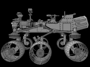 curiosity rover mars Model 3D