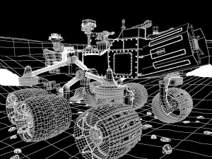 curiosity rover mars Model 3D