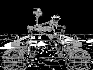 curiosity rover mars Model 3D