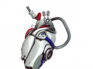 cyber heart concept 3D Model
