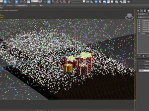 falling snow animation 3D Model