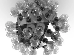 flos taraxacum 88 suspension light 3D Model
