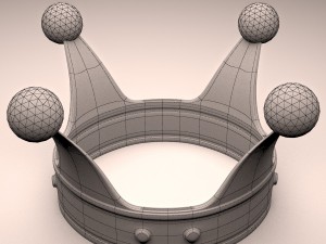 gold crown 3D Model