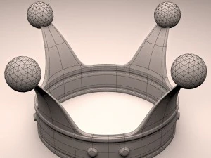 gold crown 3D Model