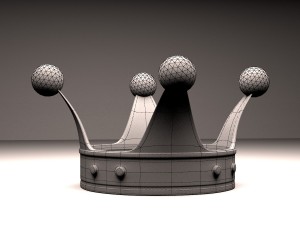 gold crown 3D Model