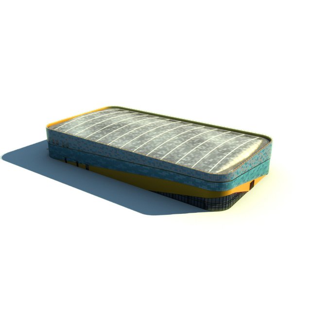 hockey stadium 3D Model .c4d .max .obj .3ds .fbx .stl .blend 