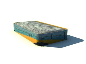 hockey stadium 3D Model