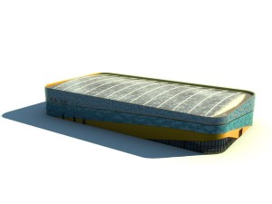 hockey stadium 3D Model