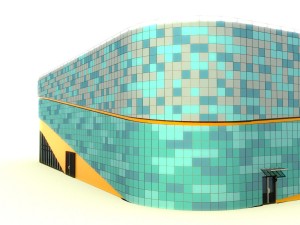 hockey stadium 3D Model