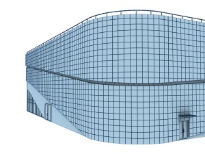 hockey stadium 3D Model