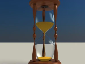 沙漏玻璃 3D 模型