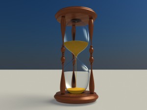 hourglass glass 3D 模型