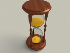 hourglass glass 3D 模型