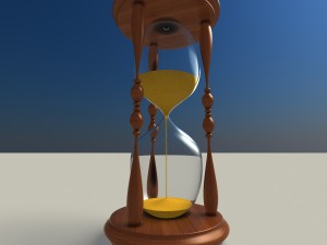 hourglass glass 3D 模型