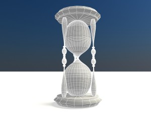 hourglass glass 3D 模型