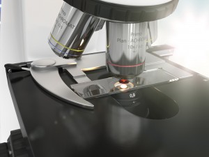 modern microscope rigged vray ready hq 3D Model