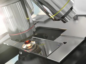 modern microscope rigged vray ready hq 3D Model