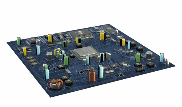 motherboard plate vray Modelo 3D .c4d .max .obj .3ds .fbx .stl .blend 
