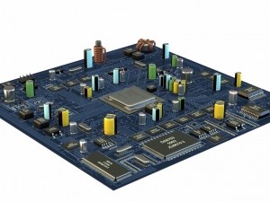 motherboard plate vray Modelo 3D