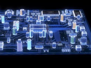 placa m&atilde;e vray Modelo 3D