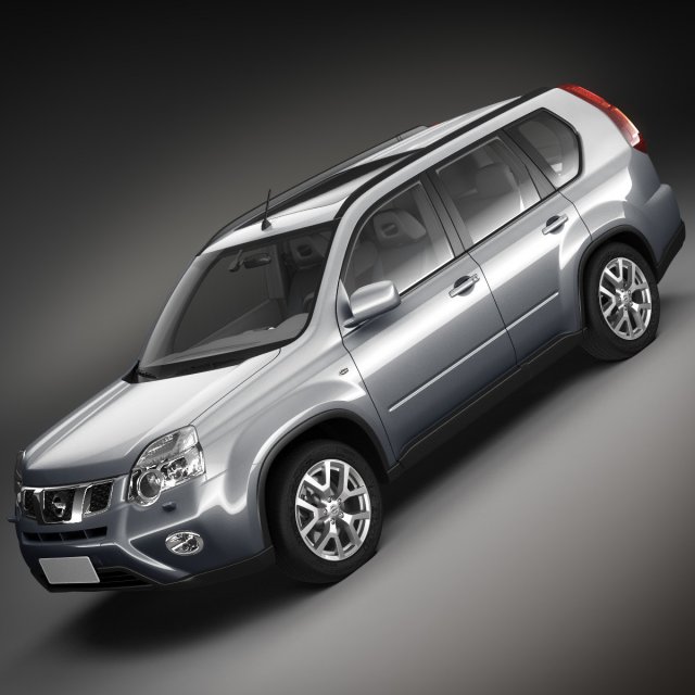 nissan x-trail Model 3D .c4d .max .obj .3ds .fbx .stl .blend 