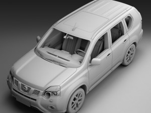 nissan x-trail Model 3D