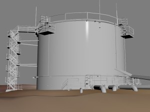 oil barrel 3dmax 3D Model