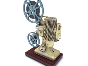 old 8mm projector vray 3D Model