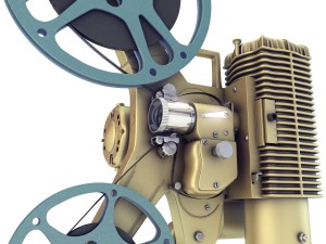 old 8mm projector vray Modelo 3D