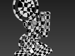 old 8mm projector vray Modelo 3D