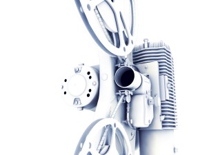 old 8mm projector vray Modelo 3D