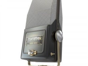 old microphone low poly pbr ready 3D 模型