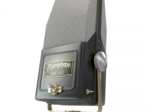 old microphone low poly pbr ready 3D Model