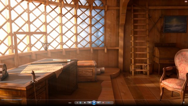 old ship cabin 3D Model .c4d .max .obj .3ds .fbx .stl .blend 