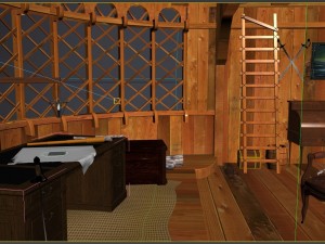 old ship cabin 3D Model