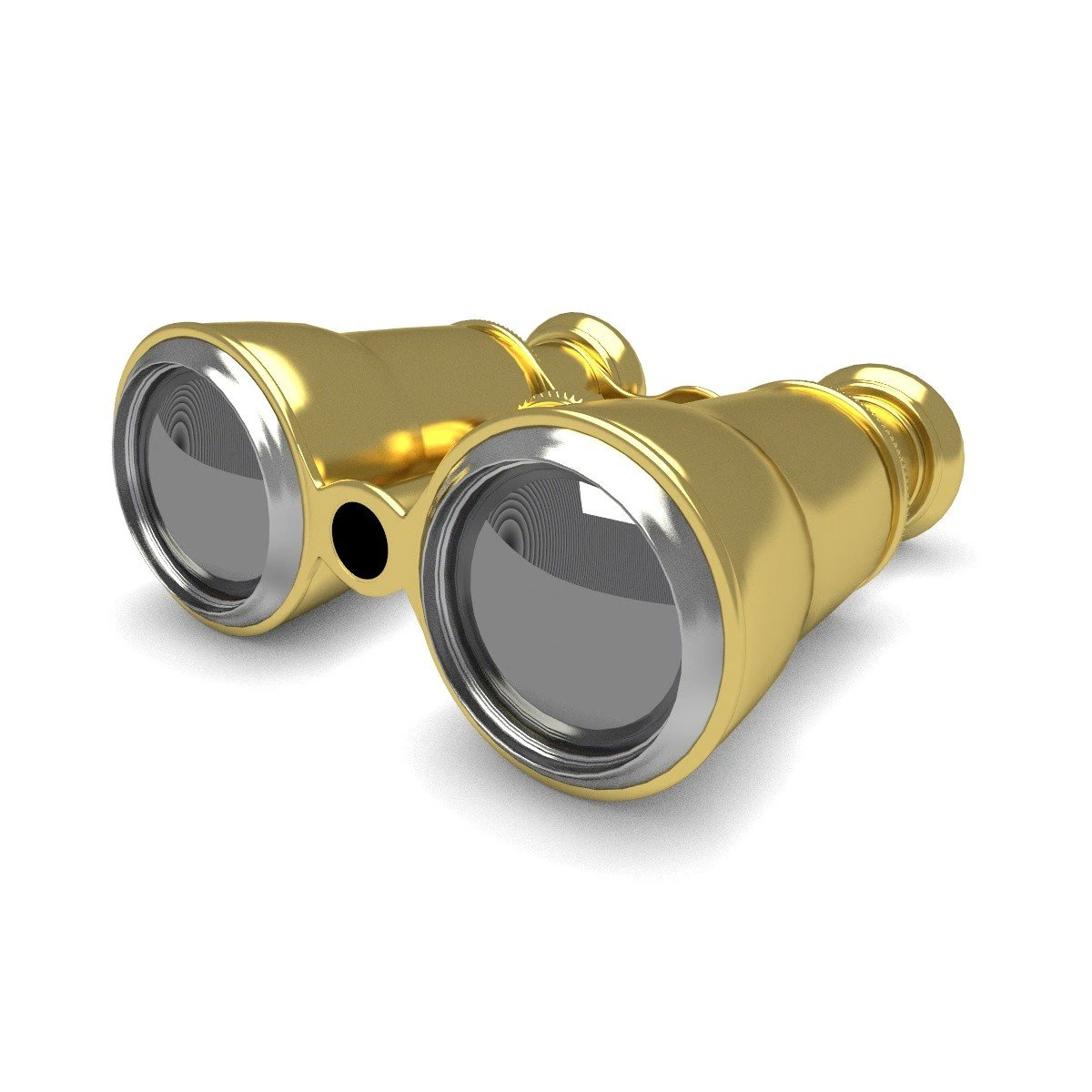 opera gold glasses 3D Model .c4d .max .obj .3ds .fbx .stl .blend 
