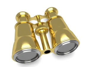 opera gold glasses 3D Model