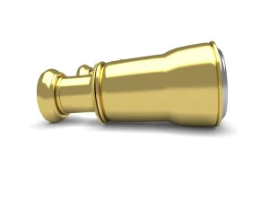 opera gold glasses 3D Model