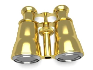 opera gold glasses 3D Model