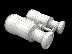 opera gold glasses 3D-Modell