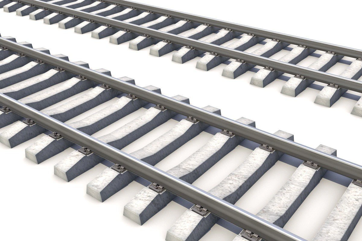 railroad way 3D Model .c4d .max .obj .3ds .fbx .stl .blend