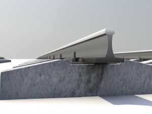 railroad way Modèle 3D