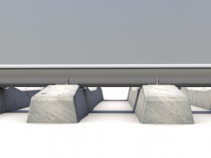 railroad way Modèle 3D