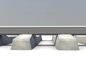 railroad way 3D Model