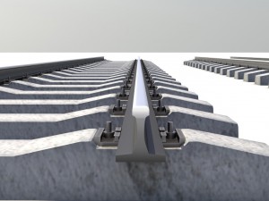 railroad way Modèle 3D