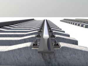 railroad way 3D Model