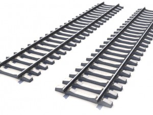 railroad way Modèle 3D