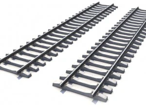 railroad way 3D Model