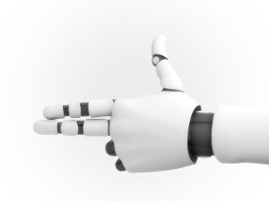 robot hand rigged animated 3D Model