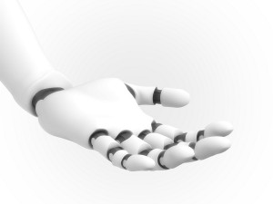 robot hand rigged animated 3D Model